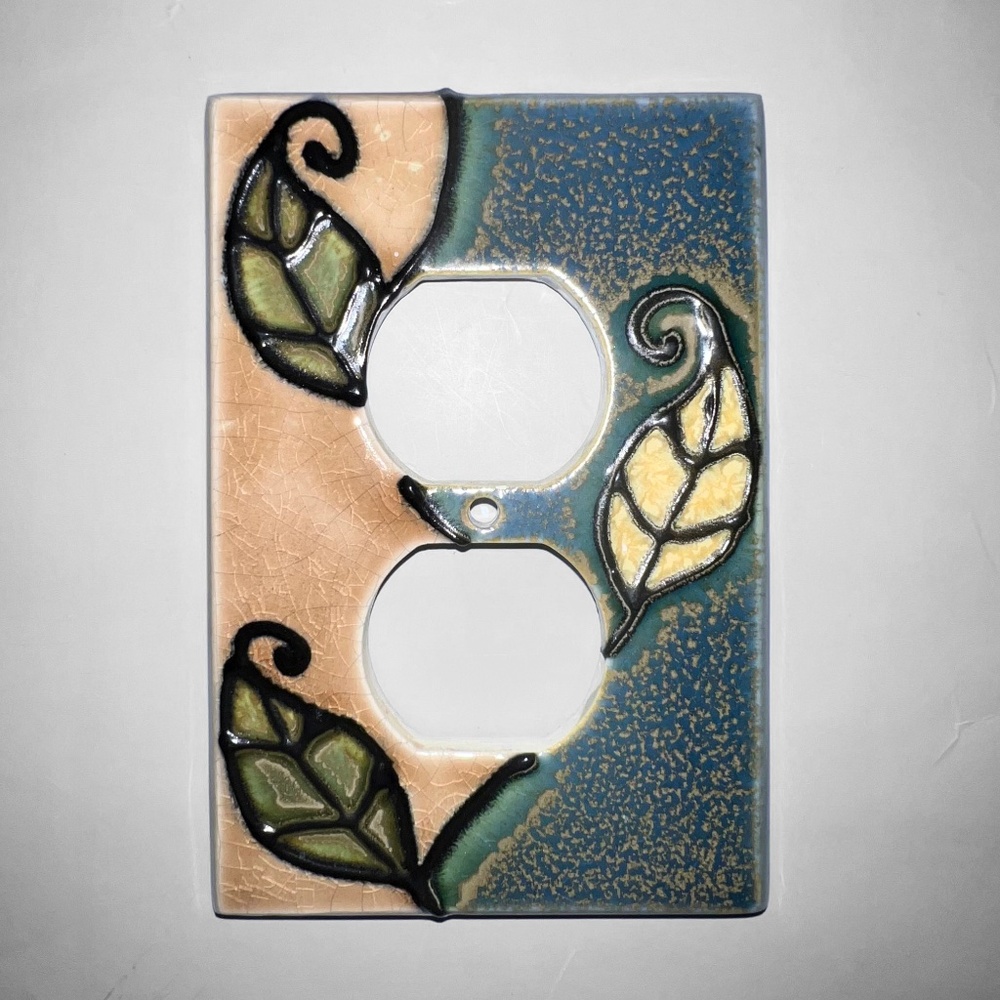 Leafy Green Switch Plate